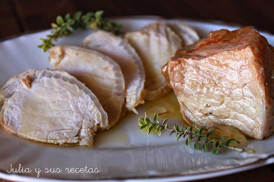 receta tradicional con lomo de orza